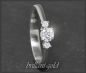 Preview: Brillant Gold Ring mit 0,35ct, River D & VS2