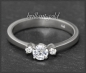 Preview: Brillant Gold Ring mit 0,35ct, River D & VS2