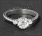 Preview: Brillant Ring 585 Weißgold; 1,25ct; Solitär 1,14ct