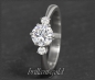 Preview: Brillant Ring 585 Weißgold; 1,25ct; Solitär 1,14ct