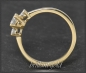Preview: Gold Brillant Ring mit 0,49ct; Solitär 0,33ct, Si2!