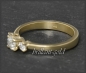 Preview: Gold Brillant Ring mit 0,49ct; Solitär 0,33ct, Si2!