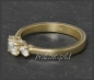 Preview: Gold Brillant Ring mit 0,49ct; Solitär 0,33ct, Si2