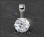 Preview: Diamant Gold Anhänger 0,71ct Solitär, River D, Si1