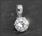 Preview: Diamant Gold Anhänger 0,71ct Solitär, River D, Si1