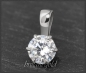 Preview: Diamant Gold Anhänger 0,71ct Solitär, River D, Si1