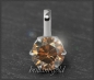 Preview: Diamant 585 Gold Anhänger, 1,01ct, braun