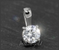Preview: Brillant 585 Gold Anhänger, Solitär mit 0,28ct