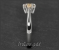 Preview: Brillant 585 Gold Ring 1,12ct, zart champagner, Si2