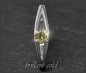 Preview: Diamant 585 Gold Ring mit 0,40ct, grün, VVS
