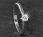 Preview: Diamant Solitär Brillant Ring 0,26ct River D & VS