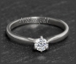 Preview: Diamant Solitär Brillant Ring 0,26ct River D & VS