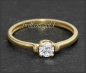 Preview: Diamant Gold Solitär Ring 0,25ct, River D & VS2