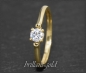 Preview: Diamant Gold Solitär Ring 0,25ct, River D & VS2