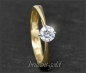 Preview: Brillant Diamant Ring 0,52ct, River, Si; 585 Gold