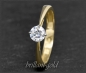 Preview: Brillant Diamant Ring 0,52ct, River, Si; 585 Gold