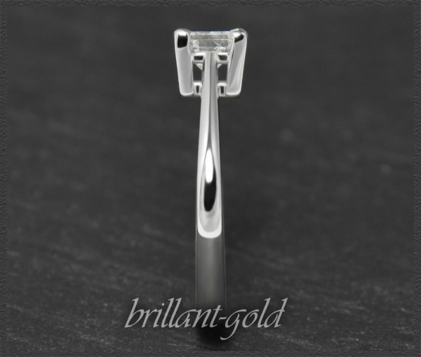 Diamant Ring, Prinzess Solitär 0,70ct, 585 Gold