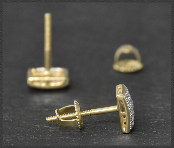Ohrstecker mit 0,25ct Diamanten, 10K Gold