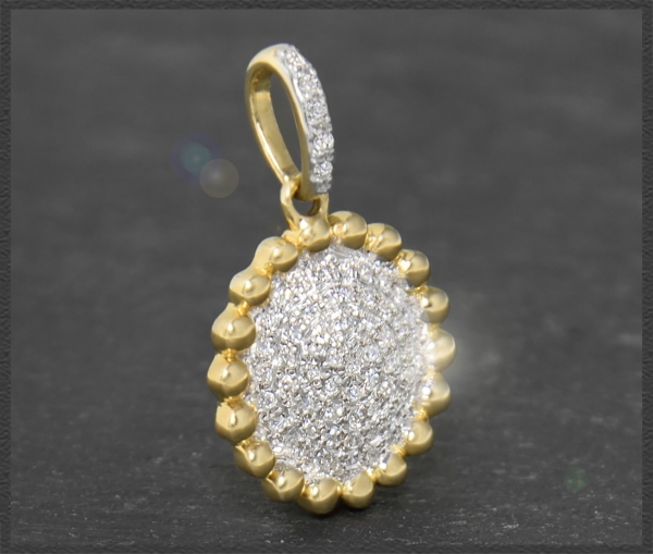 Anhänger 0,22ct Diamanten, 10K Gold