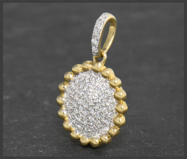 Anhänger 0,22ct Diamanten, 10K Gold