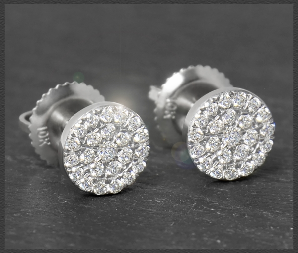 Brillant Ohrstecker mit 0,40ct, 10K Gold