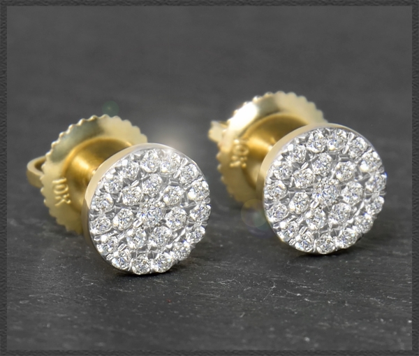 Preview: Brillant Ohrstecker mit 0,40ct, 10K Gold