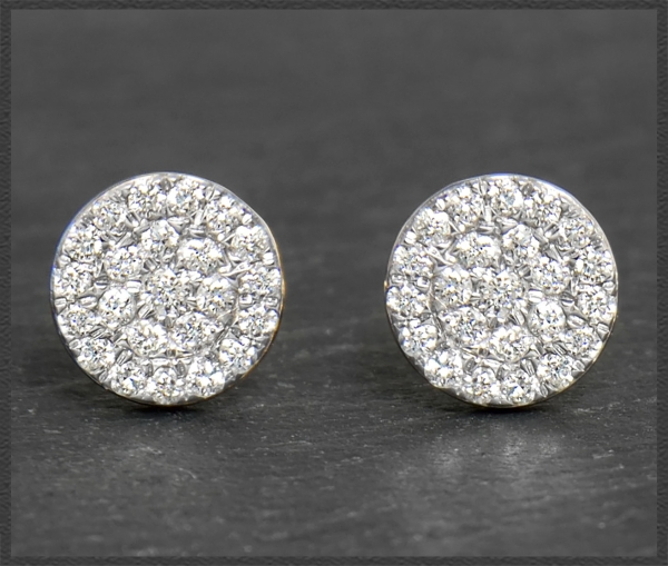 Preview: Brillant Ohrstecker mit 0,40ct, 10K Gold