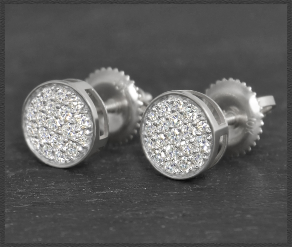Diamant Ohrstecker 0,40ct; VS - Si, 10K Gold