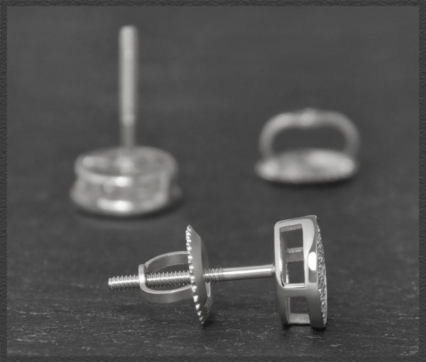 Diamant Ohrstecker 0,40ct; VS - Si, 10K Gold