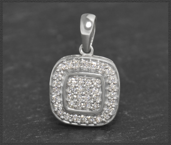 Anhänger mit 0,45ct Diamanten, 10 Karat Gold