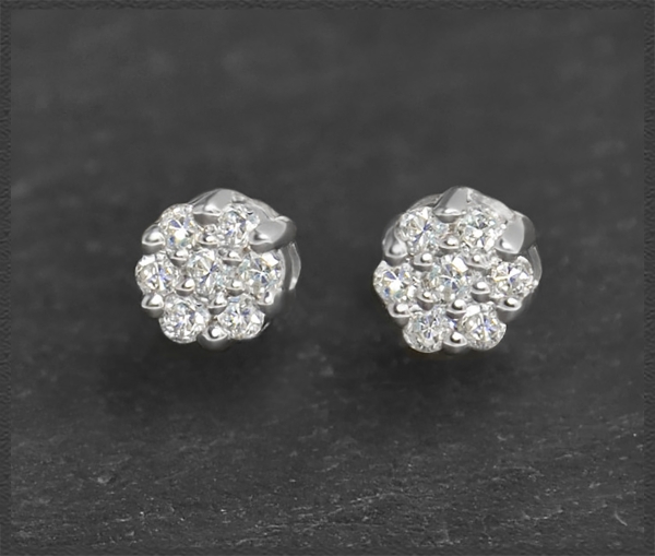 Brillant Ohrstecker mit 0,15ct, 585 Gold