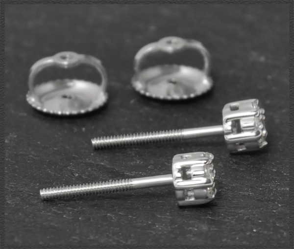 Brillant Ohrstecker mit 0,15ct, 585 Gold
