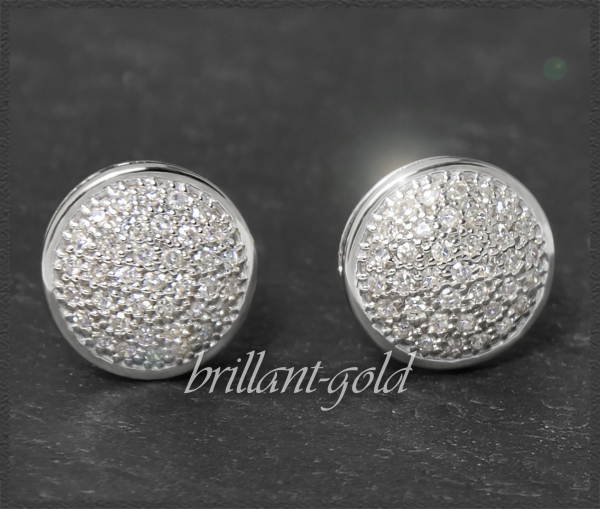 10K Gold Ohrstecker mit 0,45ct Diamanten