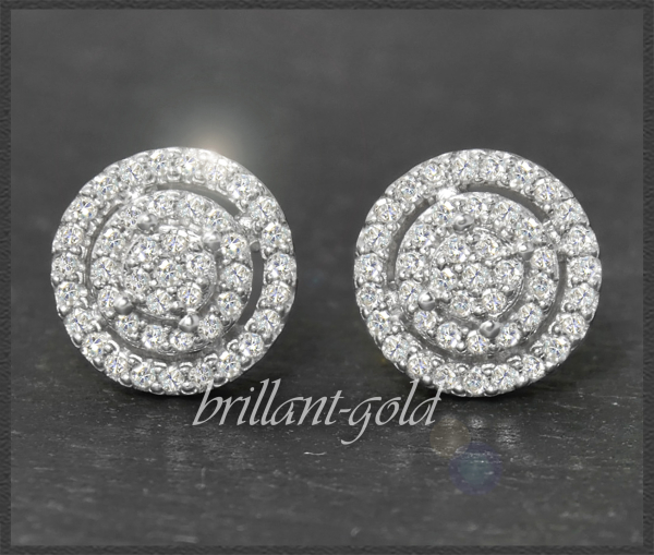 Preview: Diamant Ohrstecker mit 0,50ct, 10K Gold