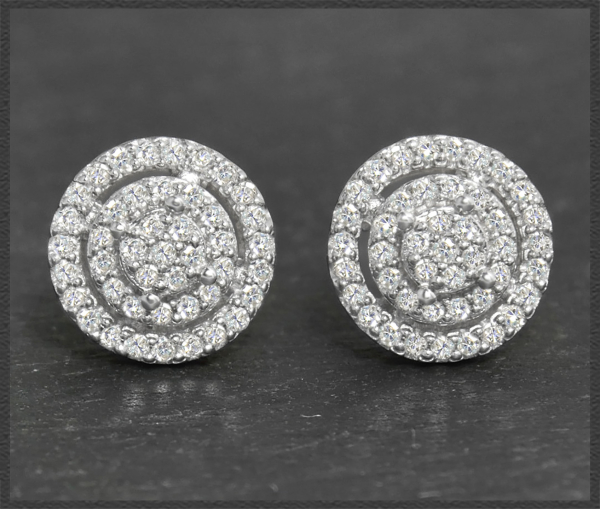 Preview: Diamant Ohrstecker mit 0,50ct, 10K Gold