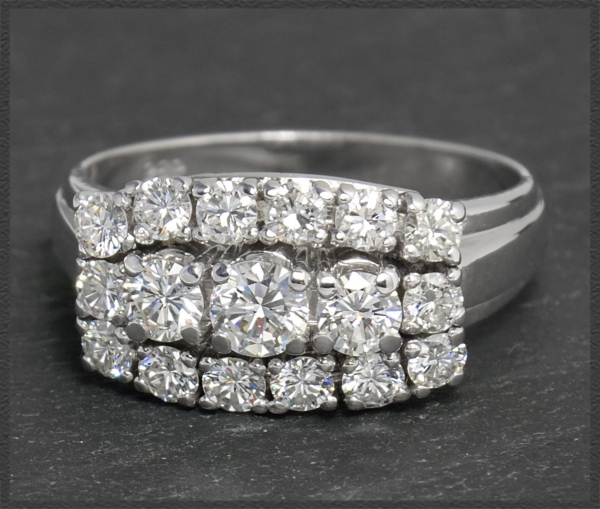 Diamant Ring mit 1,75ct lupenreinen Brillanten