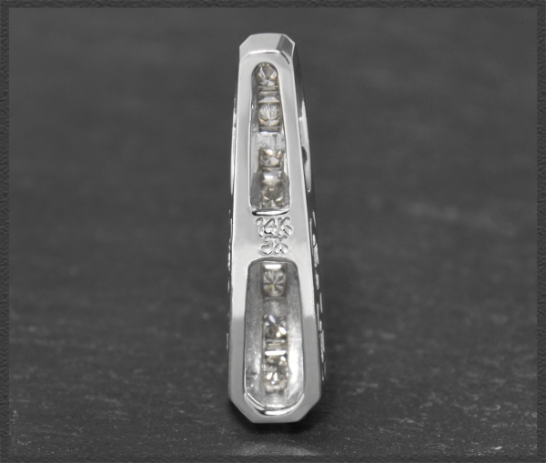 Diamant Anhänger 585 Weißgold; 0,30ct Diamanten