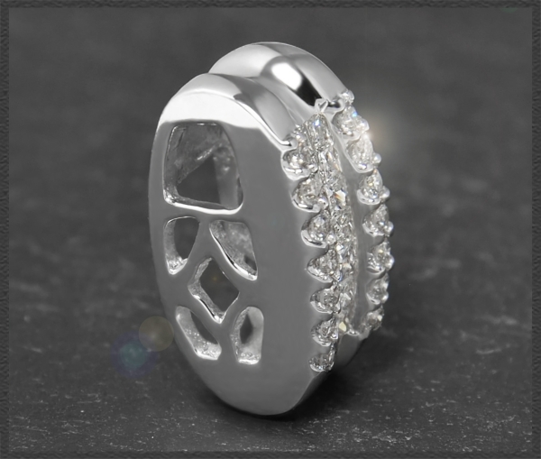 Diamant Anhänger 585 Gold mit 0,42ct, VS-Si