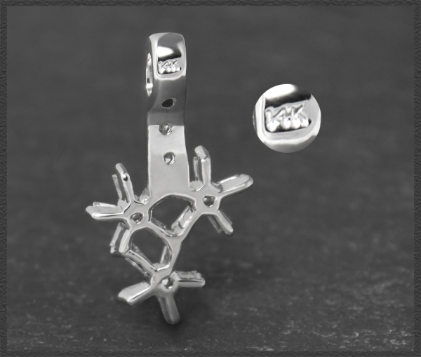Gold Anhänger 585 Gold; 0,28ct Diamanten, VS-Si