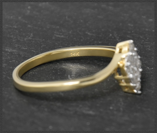 Preview: Diamant Ring aus 585 Gold; 0,30ct Brillanten