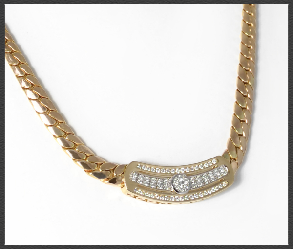 Diamant Collier mit 0,60ct, "MONCARA", 585 Gold