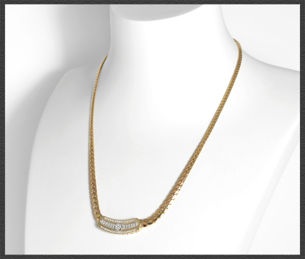 Diamant Collier mit 0,60ct, "MONCARA", 585 Gold