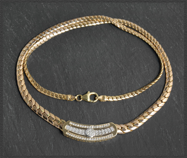 Diamant Collier mit 0,60ct, "MONCARA", 585 Gold