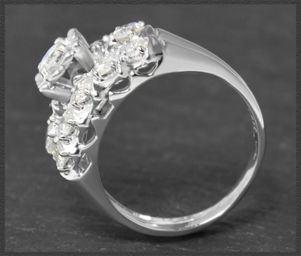 Diamant Ring mit 1,10ct, 585 Gold Verlobungsring USA