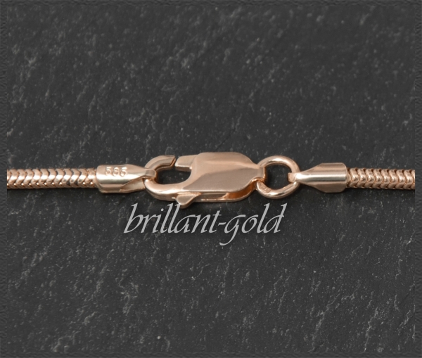 Schlangen Kette 585 Gold, 1,05/ 1,25/ 1,45mm Stärke