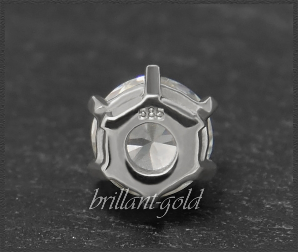 Brillant Anhänger 585 Gold; 1,06ct & River E