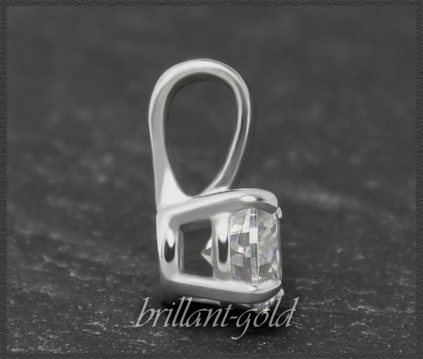 Brillant Anhänger in 585 Gold; 0,43ct, Si2