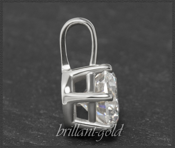 Brillant Anhänger 585 Gold, 1,50ct Diamant