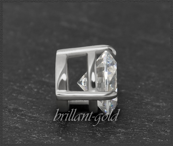 Gold Collier mit 1,25ct Brillant, Top Wesselton, Si1-2