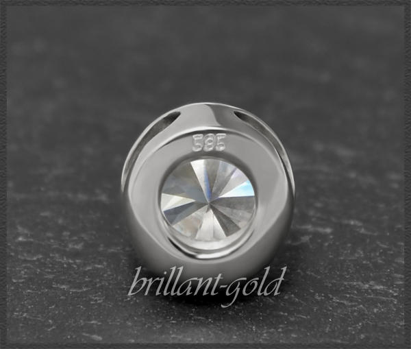 Brillant Anhänger mit 1,05ct; Si3; 585 Weißgold